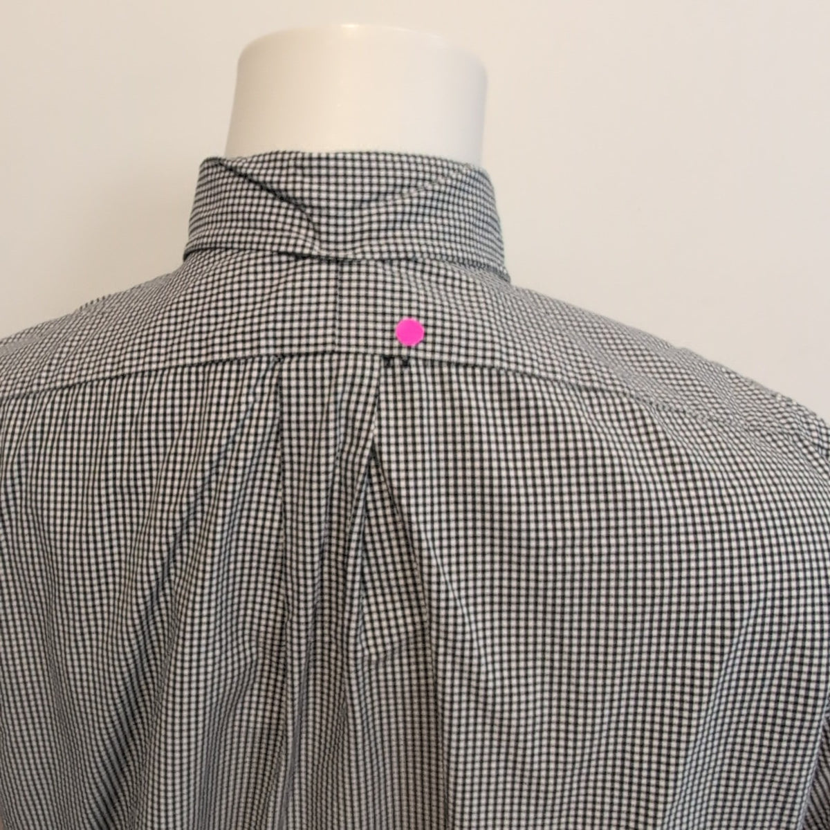 Chemise Ralph Lauren Custom Fit XL Noir Blanc Carreaux Manches Courtes