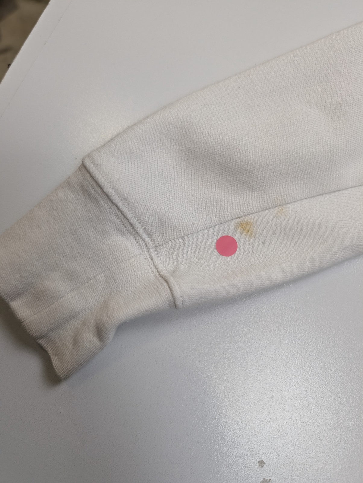 The North Face Sweat à Capuche Blanc Logo Bleu Marine - Taille M Femme