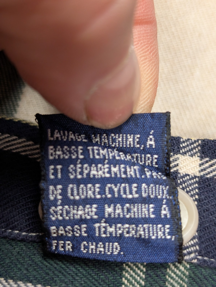 CHEMISE NAUTICA FLANELLE XL ROUGE VERTE Carreaux VINTAGE Lumberjack