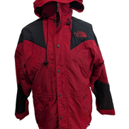 Veste Technique The North Face TNF Vintage L Rouge Noire Manteau Capuche