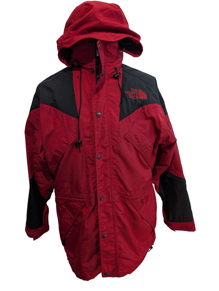 Veste Technique The North Face TNF Vintage L Rouge Noire Manteau Capuche