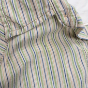 Levi’s chemise western rayures vert bleu boutons pression ambre taille L