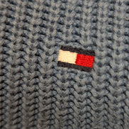 Pull Col Roulé Boutonné Tommy Hilfiger Bleu Ciel - Taille M
