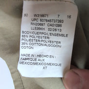 Chemise Dickies XXL Beige Made in Mexico Workwear 2 Poches Brodé