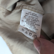 Chemise Nautica XL Voyage Marron 100% Coton Une Poche Logo Brodé
