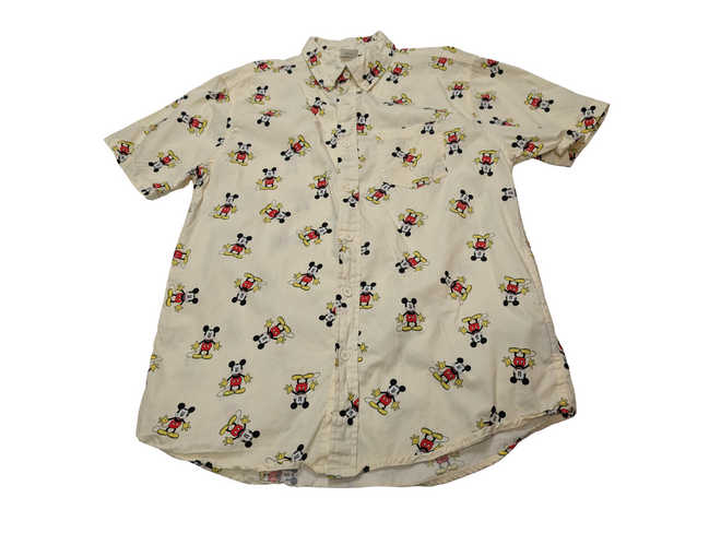 Chemise hawaïenne Disney Mickey Mouse manches courtes taille S #655 hawaienne