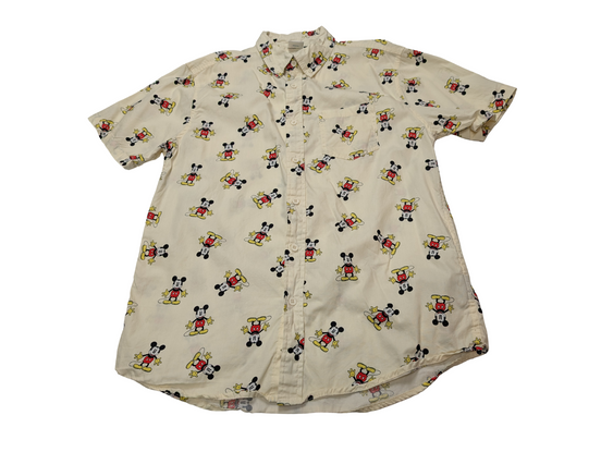 Chemise hawaïenne Disney Mickey Mouse manches courtes taille S #655 hawaienne