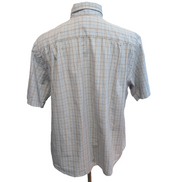 Chemise Dockers Carreaux Bleu T. XL 60% Coton 40% Polyester Manches courtes Poch