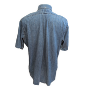 Chemise Ralph Lauren Classic Fit L Jean Bleu Manches Courtes