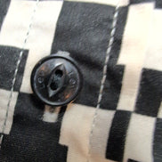 Chemise Levi's XL Noir Blanc Damier Checkerboard Logo Manches Courtes