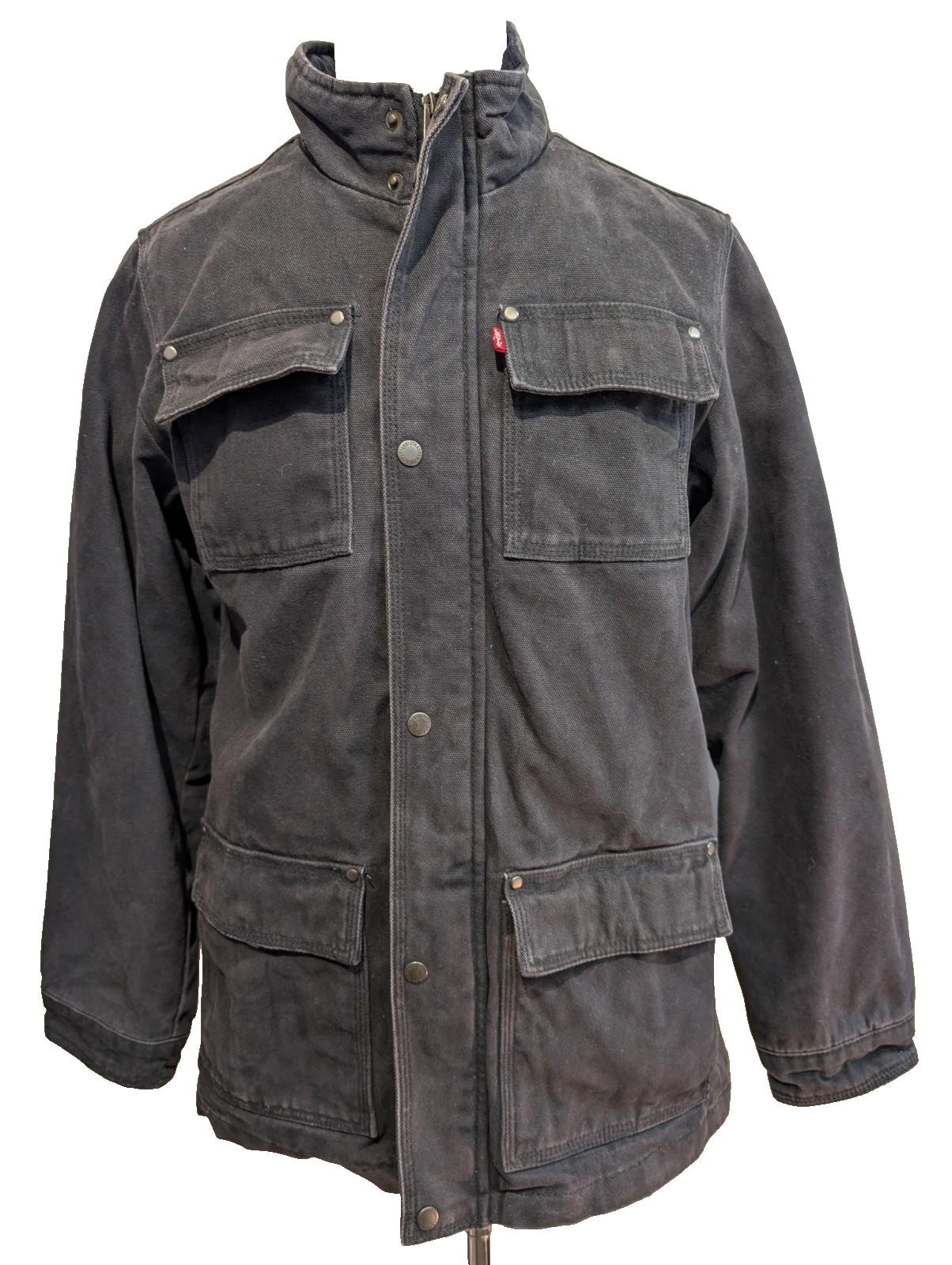 Manteau Mi-Long homme LEVI'S Coton Épais Doublé Motif Aztèque - Taille S