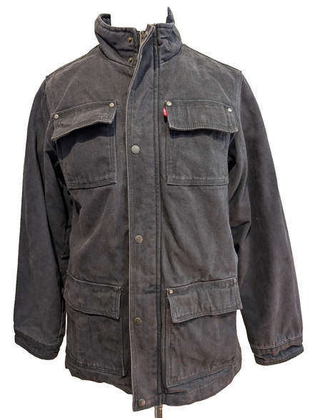 Manteau Mi-Long homme LEVI'S Coton Épais Doublé Motif Aztèque - Taille S