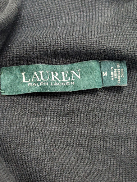 Gilet Blazer Lauren Ralph Lauren Femme M Noir Doublé Coton Boutonné