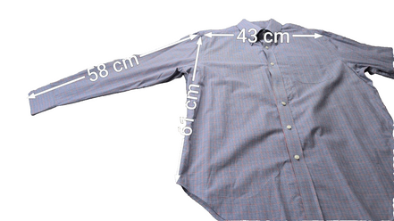 Chemise Lauren Ralph Lauren sans logo bleu à carreaux taille L #22ch