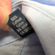 Chemise Tommy Hilfiger Bleu Clair Regular Fit Poignets Mousquetaires Taille M