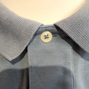 Polo Ralph Lauren Homme L Bleu Gris Chiné Logo Rouge Polo Manches Courtes