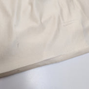 Chemise Vintage Qiana Esquires Choice Nylon 70s Beige Crème Col Pointes S
