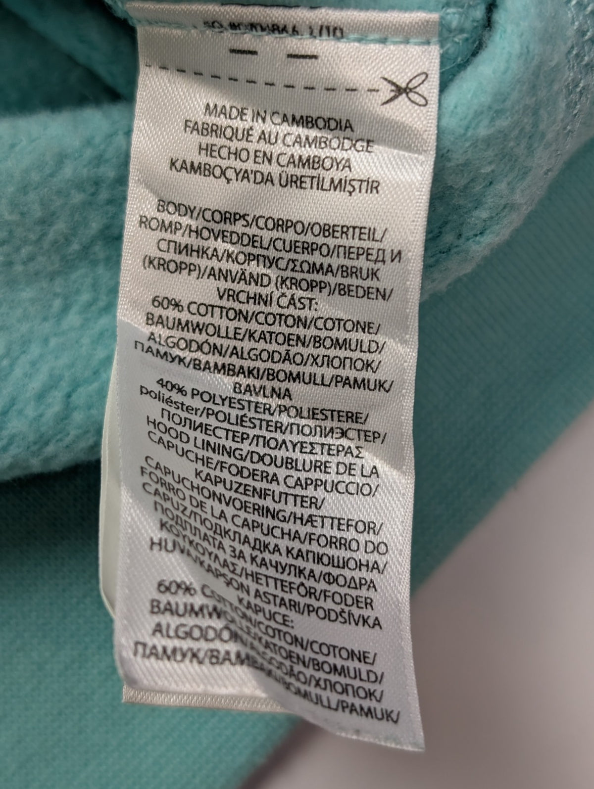 Sweat à capuche Polo Ralph Lauren L vert menthe pastel hoodie logo POLO