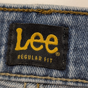 Jean Lee Homme Bleu Patiné Stretch W38 L29 Vintage Original Denim