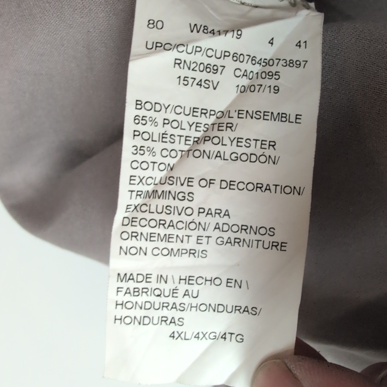 Chemise Dickies 4XL Made in Honduras Workwear Compton For Life Manches courtes