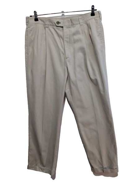 Pantalon Chino Vintage TOMMY HILFIGER Crème 🏷️ Taille W38 (Taille 44cm)