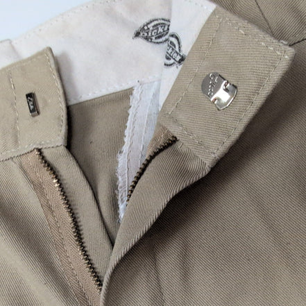 Short Dickies Cargo Crème Homme W34 Loose Fit Multi Poches Excellent État