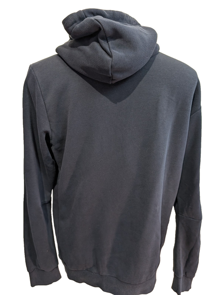 ➜ Sweat à Capuche Adidas - Grand Logo Blanc - Marine - Taille M