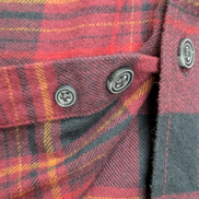 EDDIE BAUER Flanelle Rouge Noir M TBE Classique 100% Coton | 326S