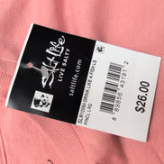 T-shirt Salt Life Manches Longues Saumon Taille L Coton Surf Neuf avec étiquette