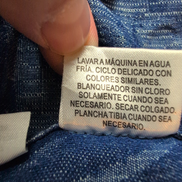 Chemise Hawaïenne Tasso Elba Soie Lin Bleu Motif Feuillage S