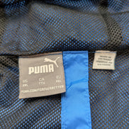 Coupe-Vent Puma XXL Bleu Électrique Vif Veste Sport à Capuche Filet