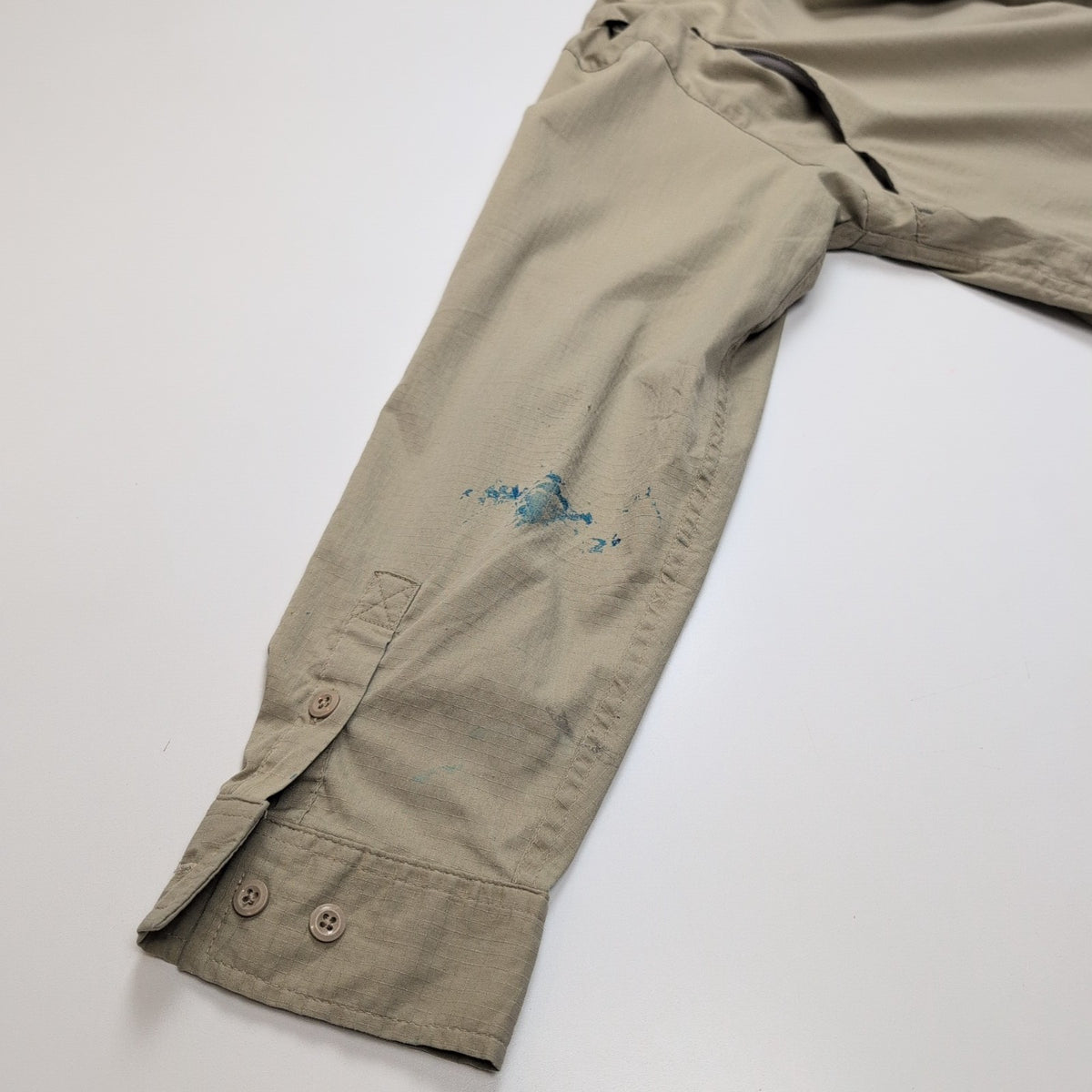 Chemise Carhartt XL Crème Ripstop Ventilée Workwear manches longues