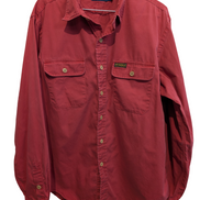 Chemise Polo Ralph Lauren vintage rouge 2 poches taille XL #2619