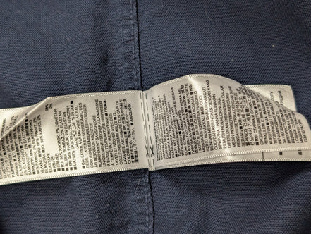 Chemise GAP bleu marine à motifs manches longues homme taille L
