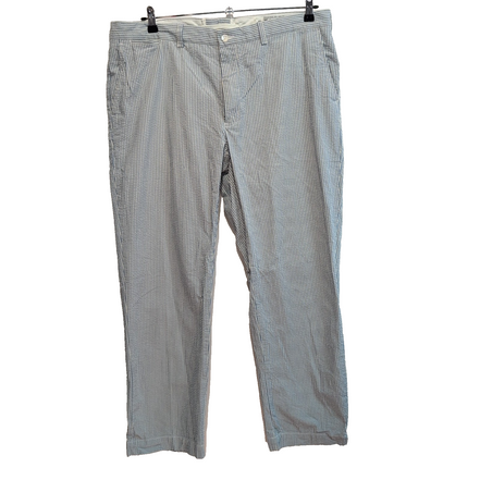 Pantalon Chino Polo Ralph Lauren W40 L32 Seersucker Rayé Bleu