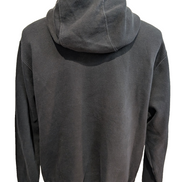 Sweat à Capuche Nike Noir - Logo Brodé Blanc - Coton Épais Premium - Taille L