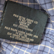 Chemise Polo Ralph Lauren Shirt Enfant XL 16 18 Ans Custom Fit Carreaux Bleu