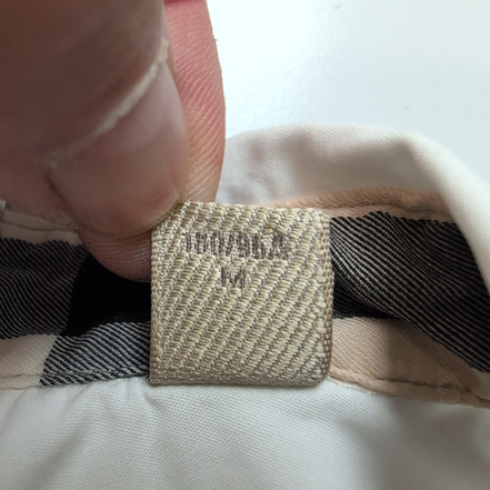 Chemise Burberry Brit M Blanche Manches Courtes Logo Brodé Vintage Coton