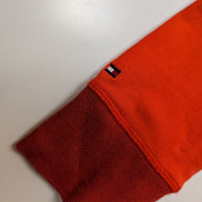 Sweat à Capuche TOMMY HILFIGER Homme XL Orange Vintage Fit Logo Brodé Rare