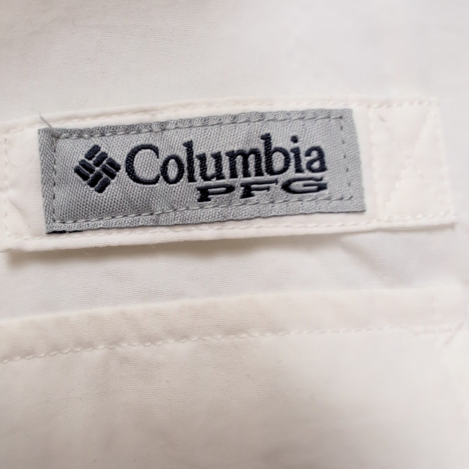 Chemise COLUMBIA PFG Homme XL/XXL Blanche Technique Manches Longues Poches