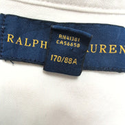 Chemise Ralph Lauren Enfant XL 18-20 Blanche Logo Blanc Button Down Shirt
