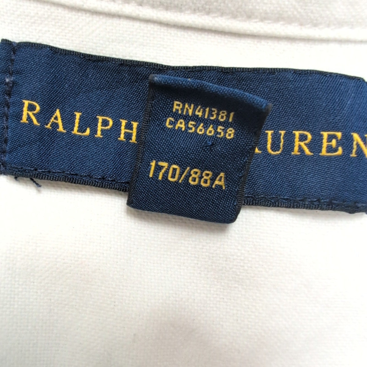 Chemise Ralph Lauren Enfant XL 18-20 Blanche Logo Blanc Button Down Shirt