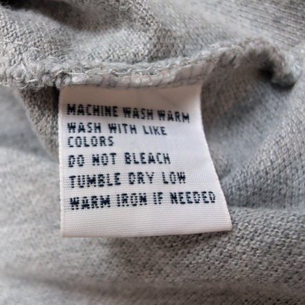 Polo Ralph Lauren Homme XL Gris Logo Bleu Marine Polo Manches Courtes