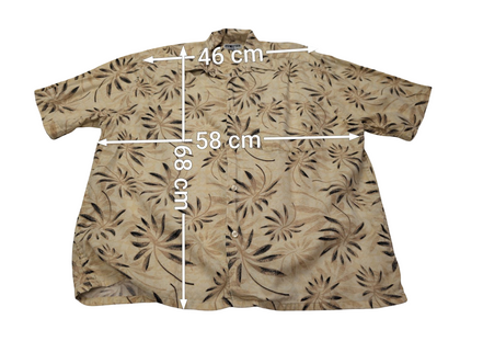 Chemise hawaïenne Un Tied manches courtes taille M #587 hawaienne