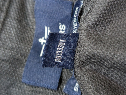 Chemise Dockers noire unie taille L manches longues homme