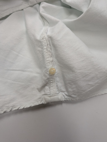 Chemise Levi's Blanche Coupe Slim Fit Manches Longues Taille L