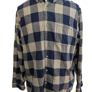 🏔️ Chemise EDDIE BAUER XL Flanelle Classic Fit Carreaux |303S