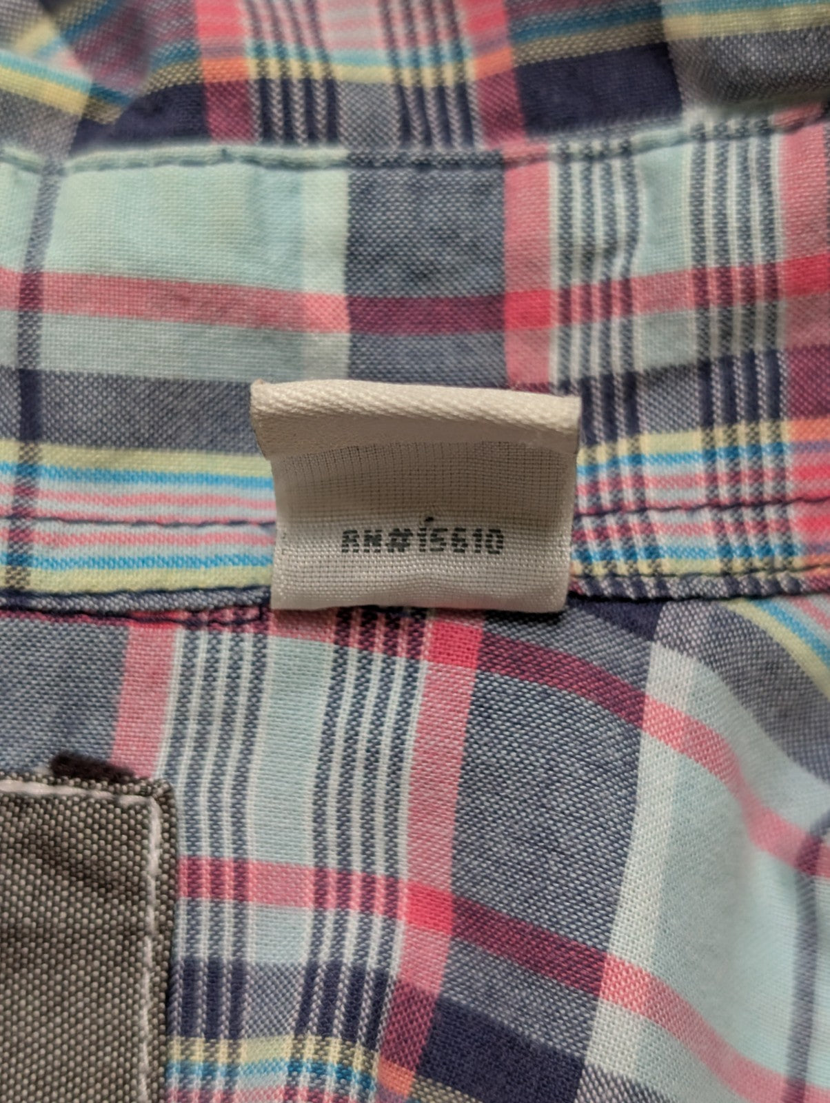 Chemise manches courtes Dockers à carreaux taille S #179msch