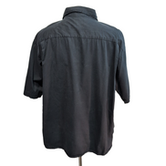 Chemise Wrangler Manches Courtes Noire à Poches Taille 3XL