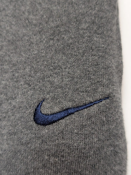 Pantalon Jogging NIKE VINTAGE Gris S (36/38) Femme Wide Leg 100% Coton Bande